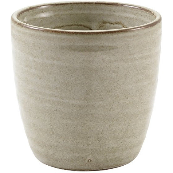 Terra Porcelain Grey Chip Cup 32cl/11.25oz