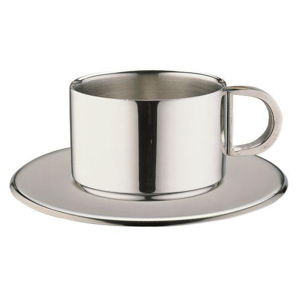 Elia  0.10L Espresso Cup & Saucer (Pack of 2)