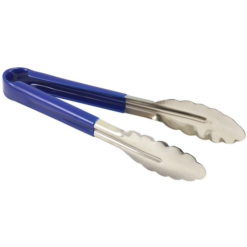 Colour Coded S/St. Tong 23cm Blue