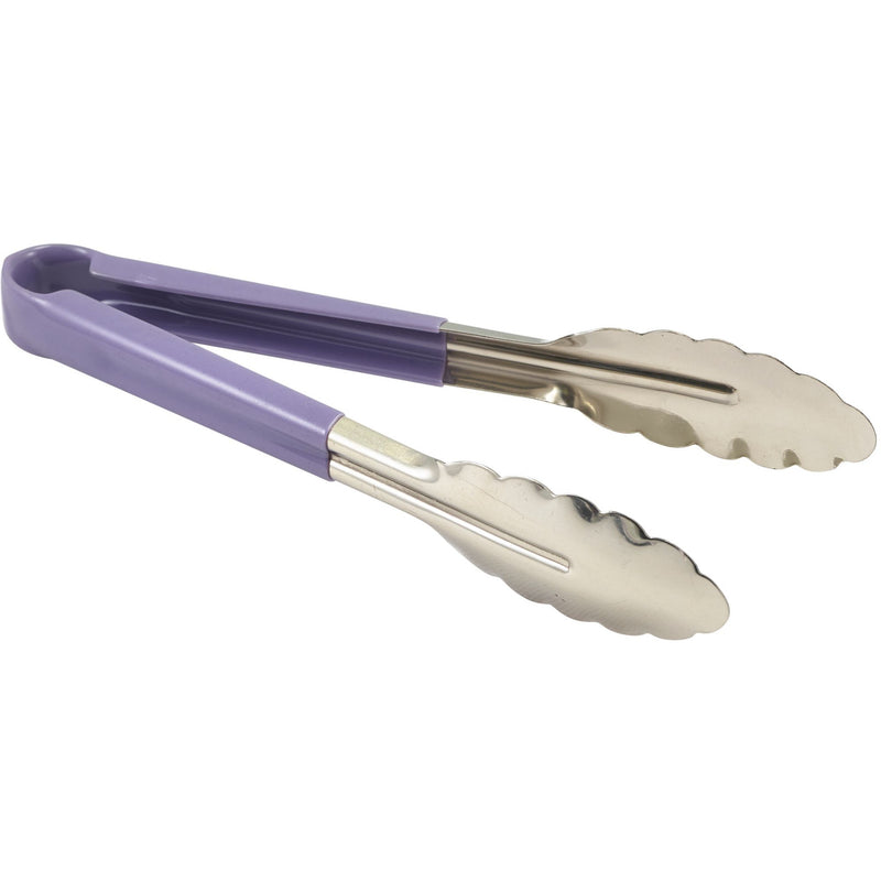 Colour Coded St/St. Tong 23cm Purple