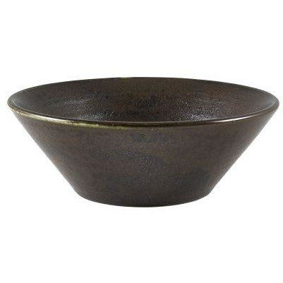 Terra Porcelain Black Conical Bowl 14cm