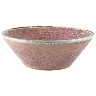 Terra Porcelain Rose Conical Bowl 14cm