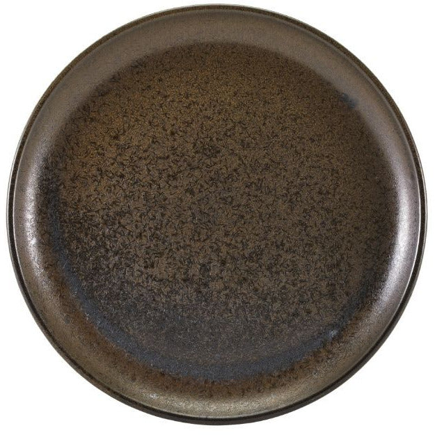 Terra Porcelain Black Coupe Plate 27.5cm