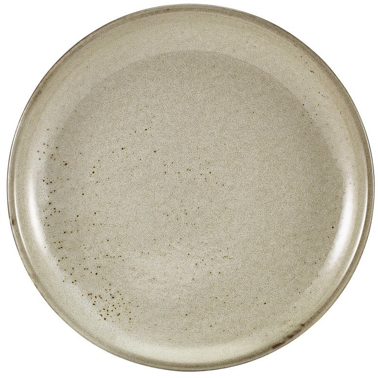 Terra Porcelain Grey Coupe Plate 24cm