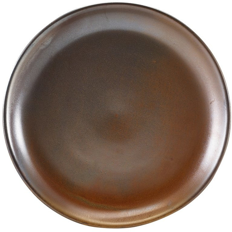 Terra Porcelain Rustic Copper Coupe Plate 24cm