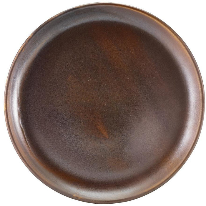 Terra Porcelain Rustic Copper Coupe Plate 30.5cm