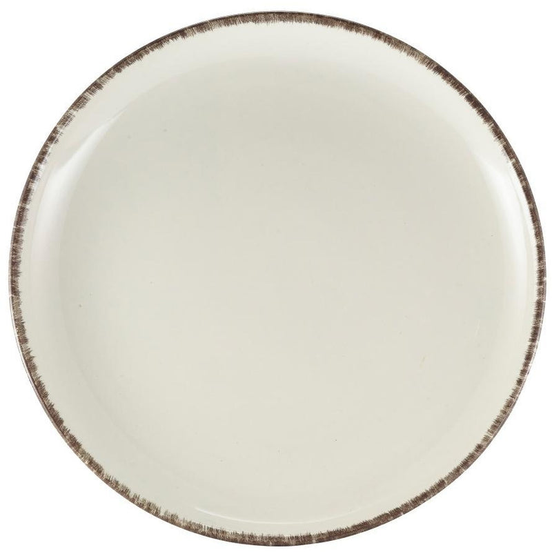 Terra Stoneware Sereno Grey Coupe Plate 27.5cm