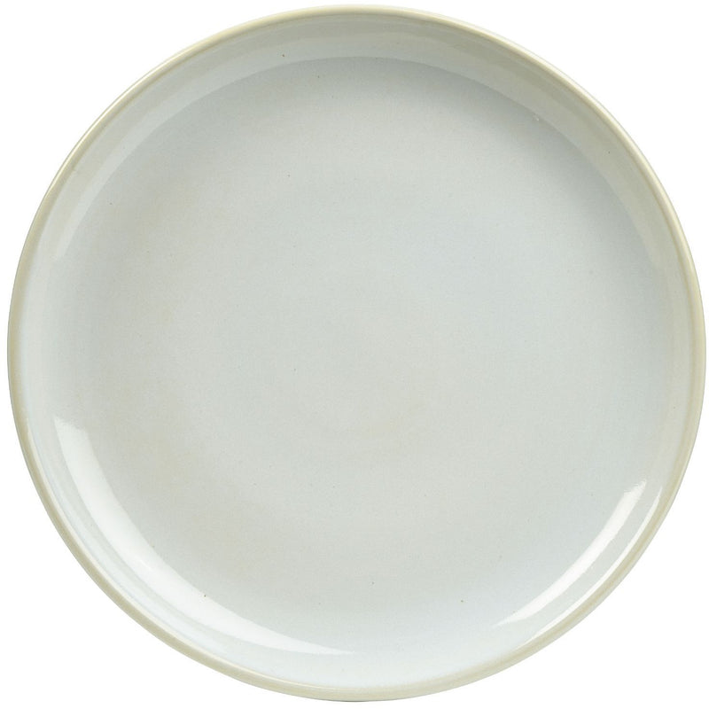 Terra Stoneware Rustic White Coupe Plate 27.5cm