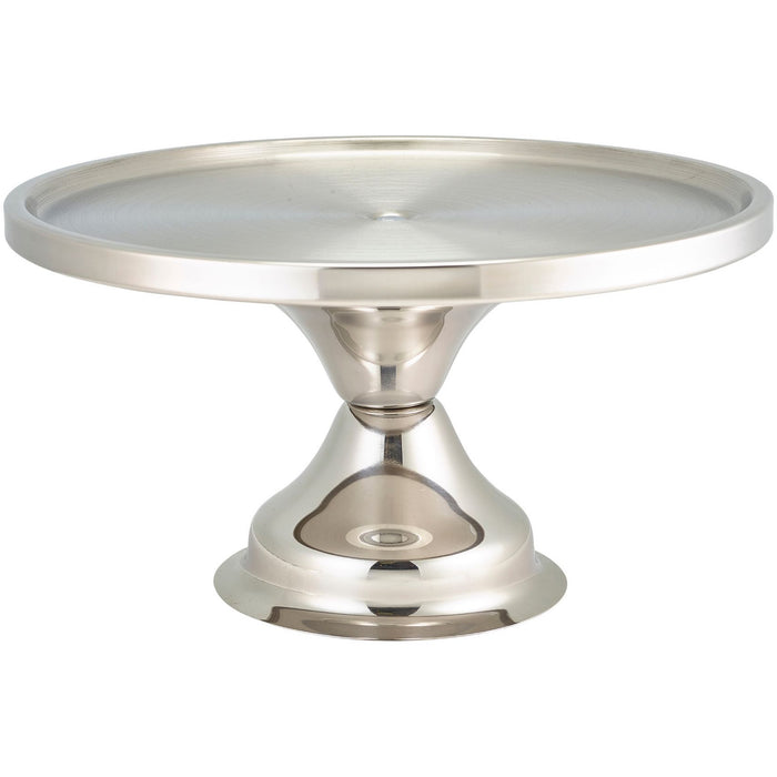 S/St. Cake Stand 13"Dia.6.5" High