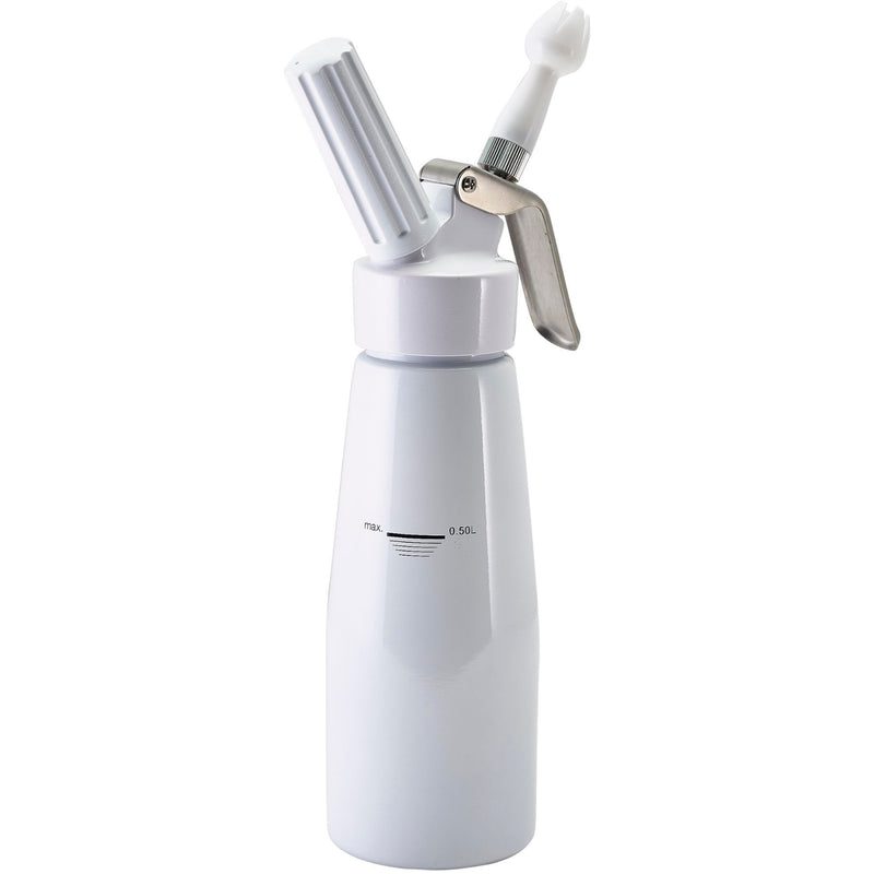 Cream Whipper 500ml White + 10 Free Bulb
