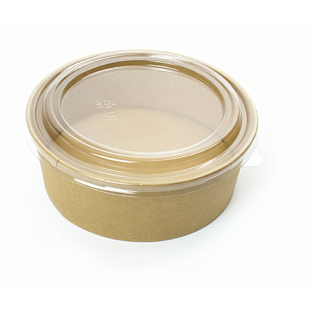Heavy Duty Kraft Round Food Container 1300ml (Pack 300)
