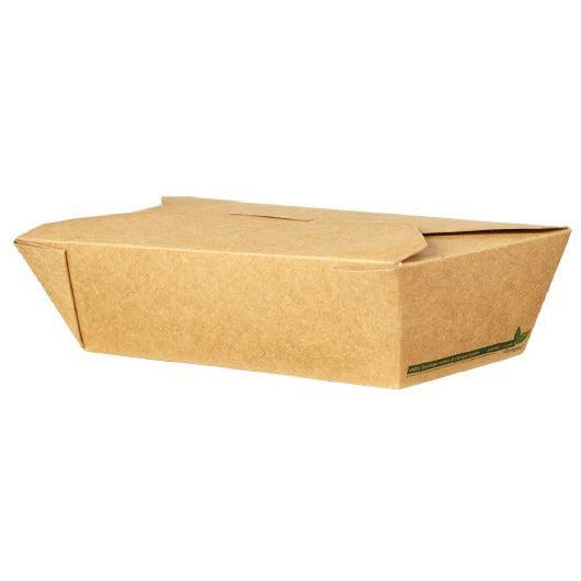 Kraft Biodegradable Leakproof Container No. 6A Brown 25oz (Pack 675)