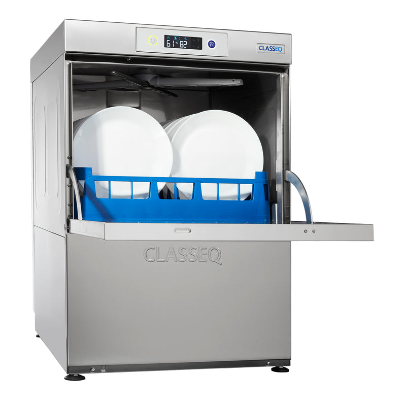 Classeq D500P Standard Undercounter Dishwasher 30A. 1 Phase hardwired. Machine only - no install