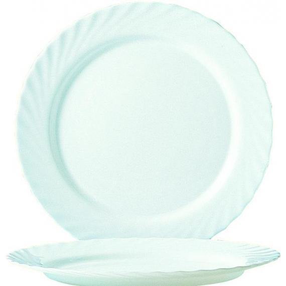 Arcoroc Trianon Opal Dinnerware  Dinner Plate(24.6cm)(9.7") (Box of 36) - Smashing Supplies