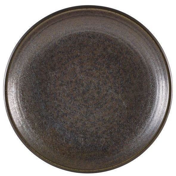 Terra Porcelain Black Deep Coupe Plate 25cm