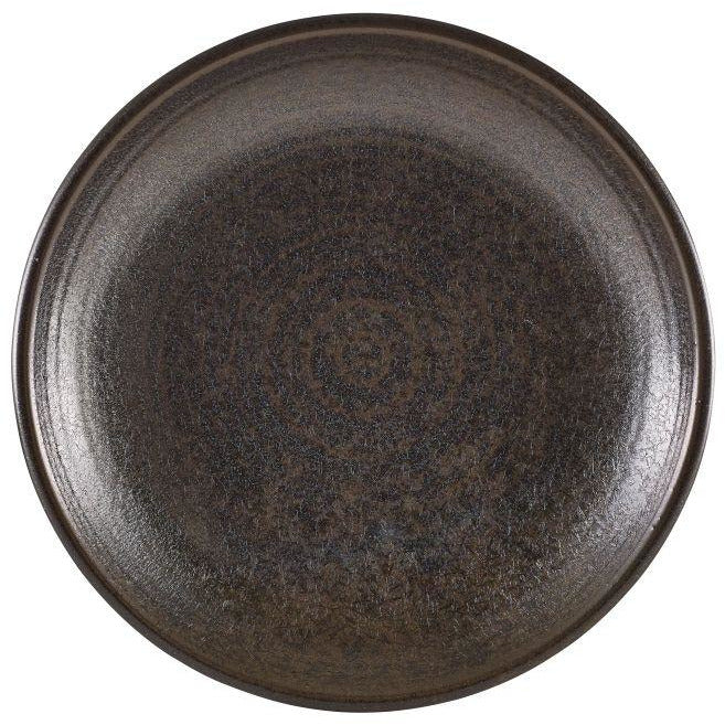 Terra Porcelain Black Deep Coupe Plate 28cm