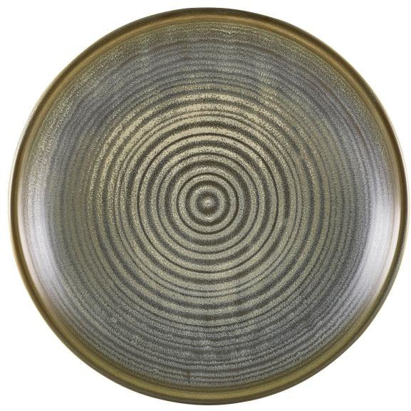 Terra Porcelain Matt Grey Deep Coupe Plate 25cm