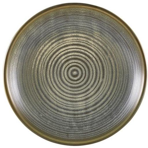 Terra Porcelain Matt Grey Deep Coupe Plate 25cm