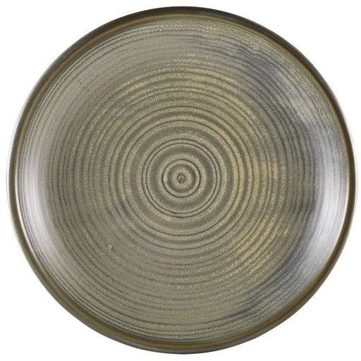 Terra Porcelain Matt Grey Deep Coupe Plate 28cm