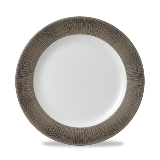 Bamboo Spinwash Dusk  Footed Plate 10 1/4" Box 12