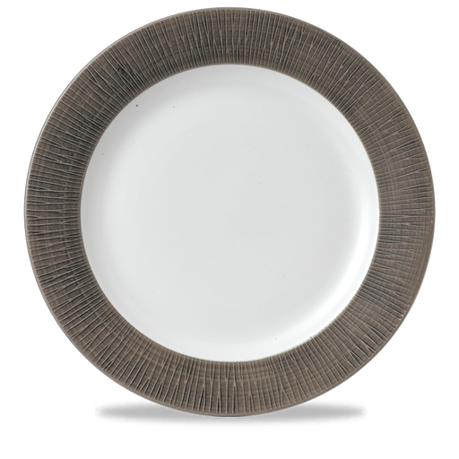 Bamboo Spinwash Dusk  Footed Plate 12" Box 12