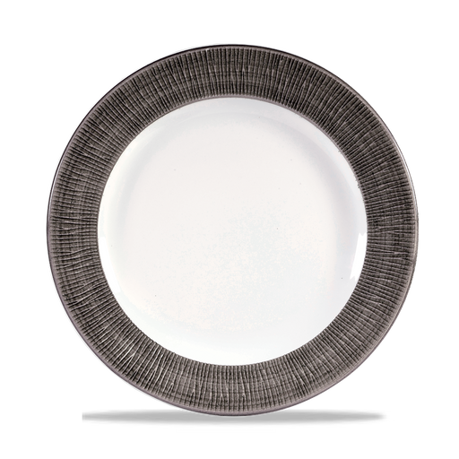 Bamboo Spinwash Dusk  Footed Plate  10 7/8" Box 12
