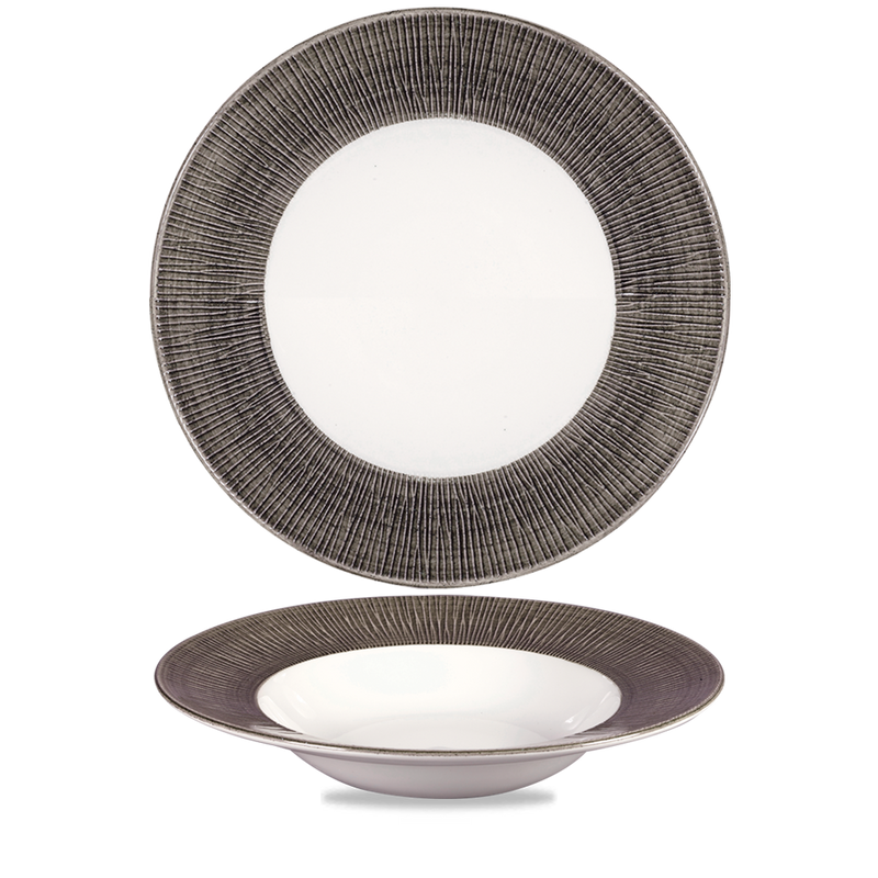 Bamboo Spinwash Dusk  Wide Rim Bowl  11" Box 12