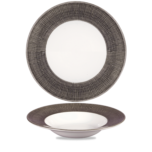 Bamboo Spinwash Dusk  Wide Rim Bowl  11" Box 12