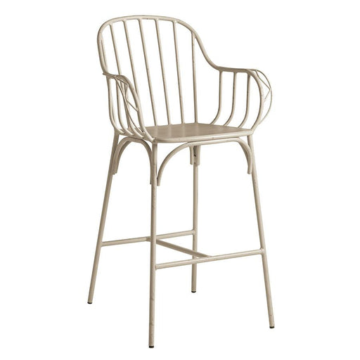 Aluminium bar stool
Retro aluminium bar stool with rustic appeal. Available in a range of neutral colours. Absolutely will not rust!