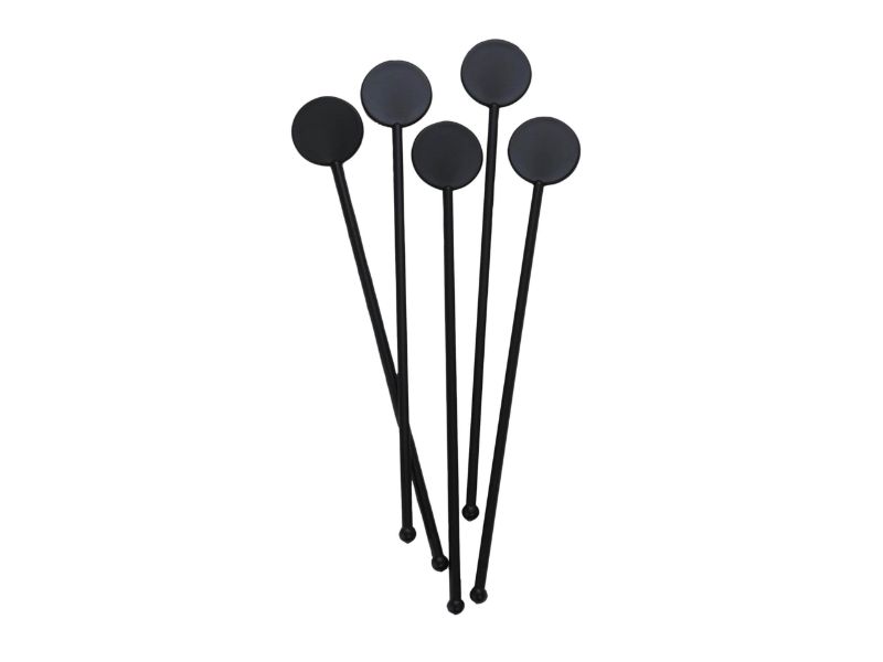 Cocktails Disc Stirrer Black 7" (Pack 250)