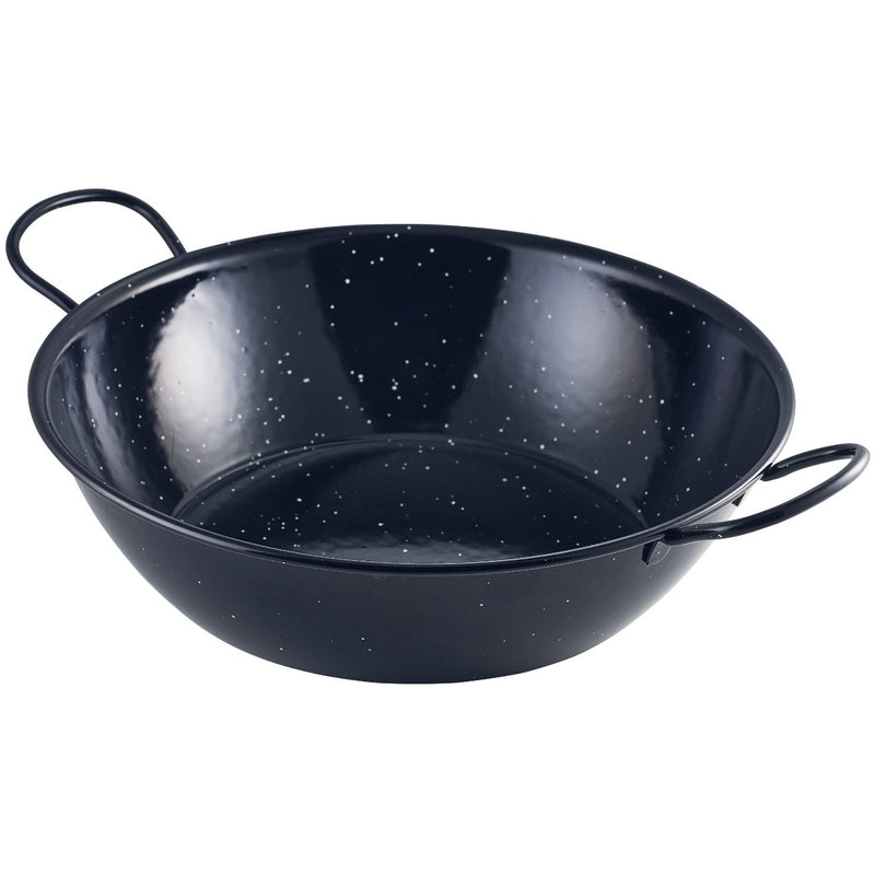 Black Enamel Dish 30cm