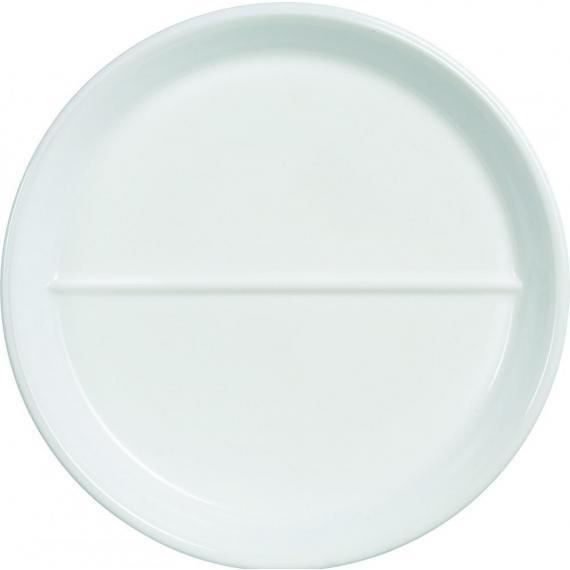 Arcoroc Hoteliere Opal Dinnerware  Heat System Compartment Plate(23cm)(9") (Pack of 24)