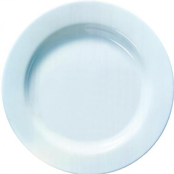Arcoroc Evolutions Wide Rim Opal Dinnerware  Salad / Dessert Plate(24cm)(9 3/8") (Box of 24) - Smashing Supplies