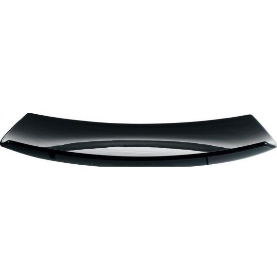Arcoroc Delice Noir & Blanc Dinnerware Noir Rectangular Plate (34.9cm x 25.4cm) (13.8" x 10") (Pack of 12)