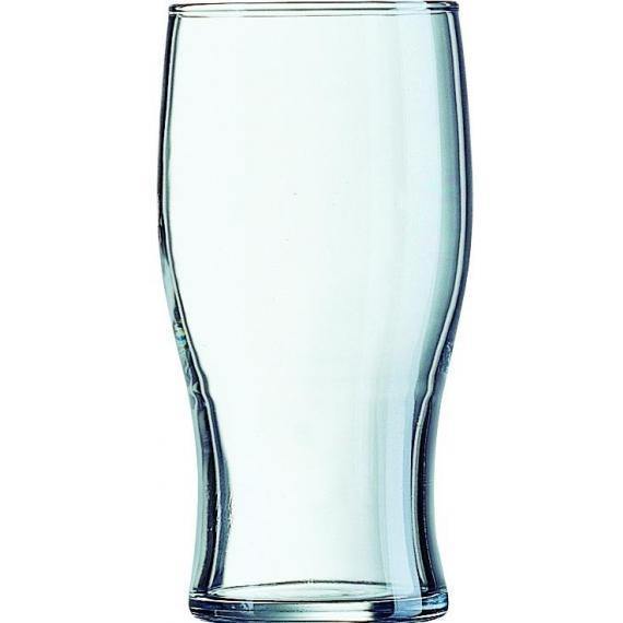 Arcoroc Tulip Beer Tumblers - Fully Tempered  Beer CE 1pt "Head-On-it"(58.5cl)(20oz) (Box of 24) - Smashing Supplies