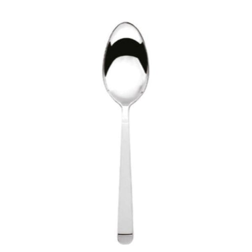 The Elia Equinox Dessert Spoon is an elegant item, its slender gauge and minimal design make this an attractive accompaniment to the table.