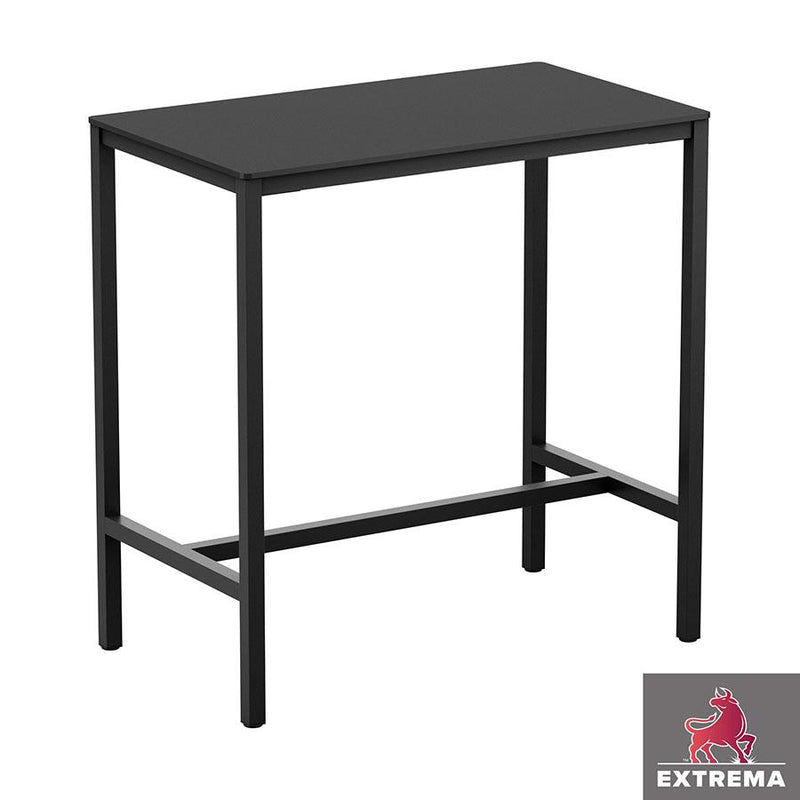 Sturdy four legged table
Very sturdy design table. Base powder coated black for outdoor use, complete with high quality, hard wearing EXTREMA top. May also be used internally if required. Self assembly is required.
