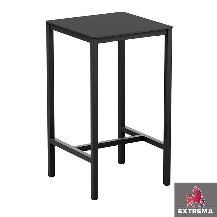 Sturdy four legged table
Very sturdy design table. Base powder coated black for outdoor use, complete with high quality, hard wearing EXTREMA top. May also be used internally if required. Self assembly is required.