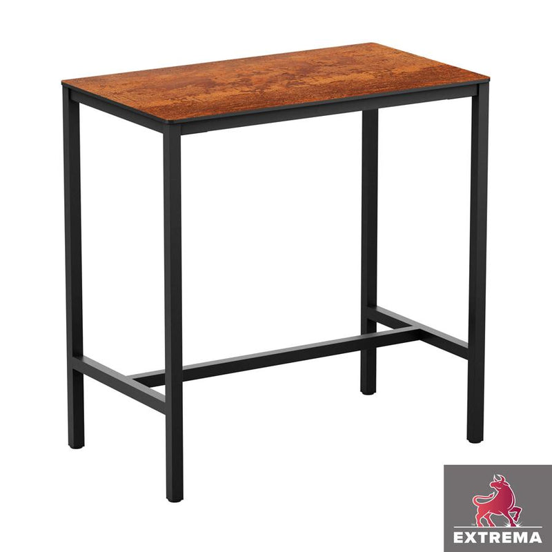 Sturdy four legged table
Very sturdy design table. Base powder coated black for outdoor use, complete with high quality, hard wearing EXTREMA top. May also be used internally if required. Self assembly is required.