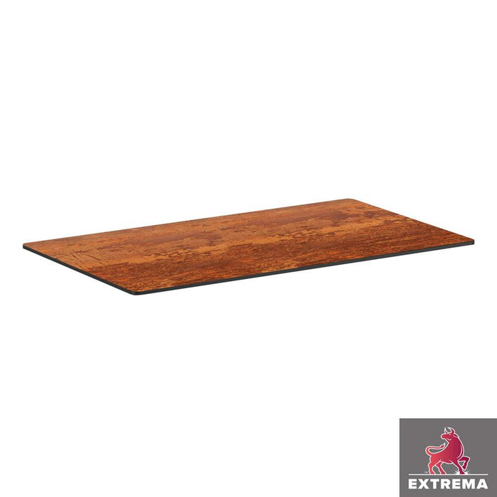 High pressure laminate table top
Slim, slick and durable. Stain resistant, heat resistant, suitable for indoor and outdoor use.