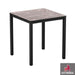 Sturdy four legged table
Very sturdy design table. Base powder coated black for outdoor use, complete with high quality, hard wearing EXTREMA top. May also be used internally if required. Self assembly is required.