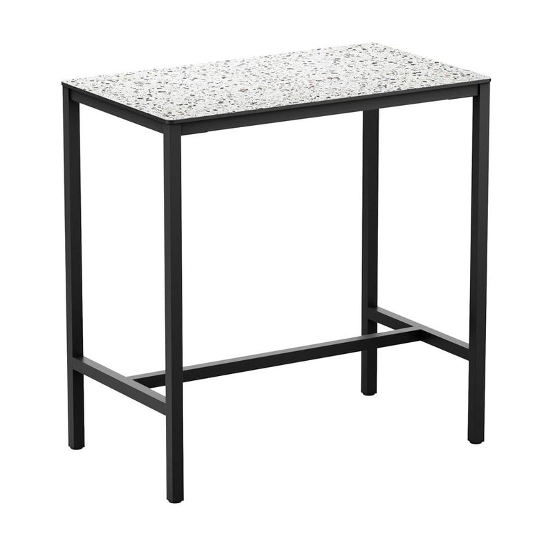 Sturdy four legged table
Very sturdy design table. Base powder coated black for outdoor use, complete with high quality, hard wearing EXTREMA top. May also be used internally if required. Self assembly is required.