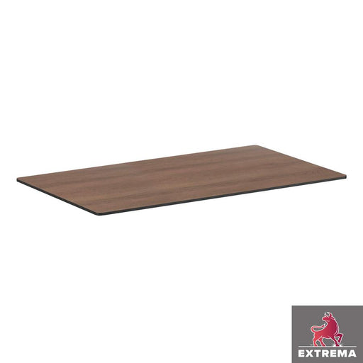 High pressure laminate table top
Slim, slick and durable. Stain resistant, heat resistant, suitable for indoor and outdoor use.