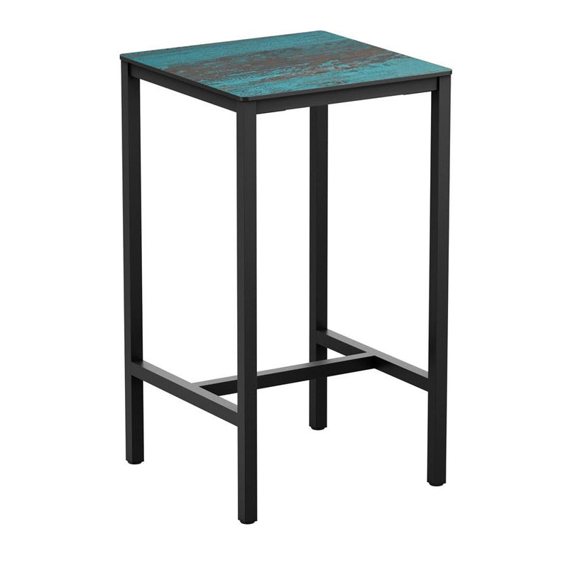 Sturdy four legged table
Very sturdy design table. Base powder coated black for outdoor use, complete with high quality, hard wearing EXTREMA top. May also be used internally if required. Self assembly is required.