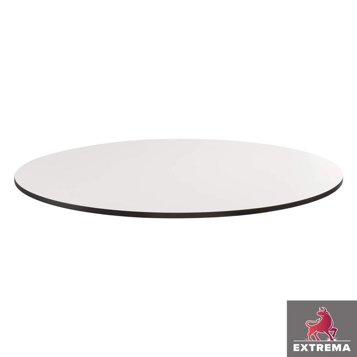 High pressure laminate table top
Slim, slick and durable. Stain resistant, heat resistant, suitable for indoor and outdoor use.