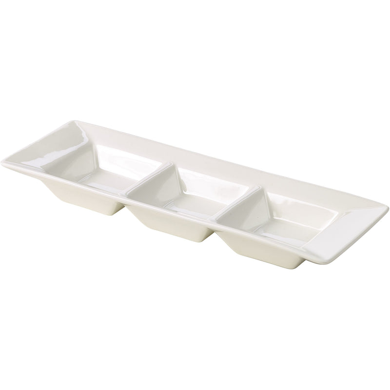 Fine China Triple Dish 25cm/10"