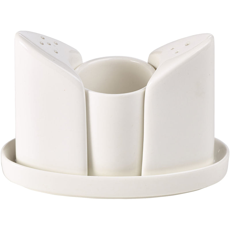 Fine China 4 Piece Condiment Set