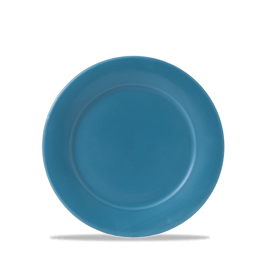 Blue Glaze Mid Rim Plate 8" Box 6