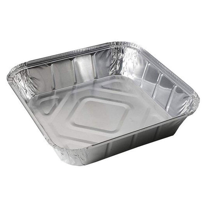 Takeaway Foil Containers Aluminum Square 9 x 9 x 2 (Pack 200)