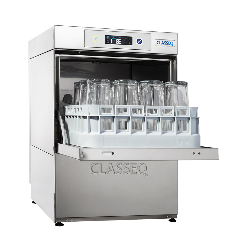 Classeq G350 Standard Undercounter Glasswasher, 13A with plug. Machine only - no installation